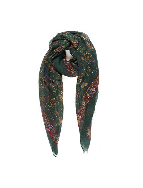 Scarf for Women Lightweight Paisley Fashion for Spring Summer Scarves Shawl Wrap