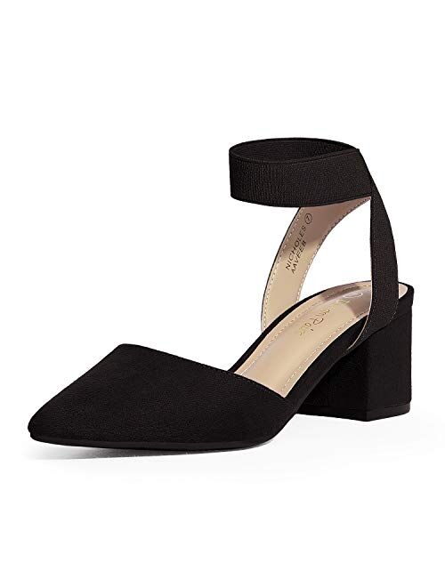 DREAM PAIRS Women's Low Heel Pumps