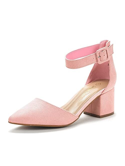 DREAM PAIRS Women's Low Heel Pumps