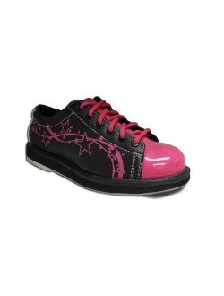 Pyramid Women's Rise Black/Hot Pink Bowling Shoes