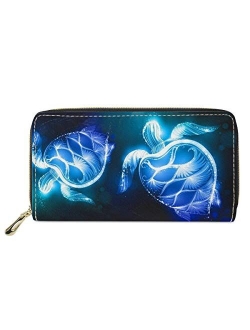 Mumeson Boho Style Women Travel Wallet Long Coin Purse Clutch Cell Phone Case