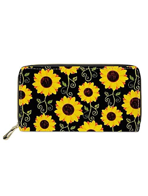 Mumeson Boho Style Women Travel Wallet Long Coin Purse Clutch Cell Phone Case