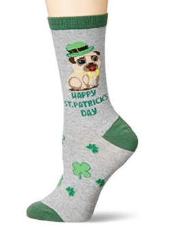 Women's Dog Lover Novelty Casual Crew Socks