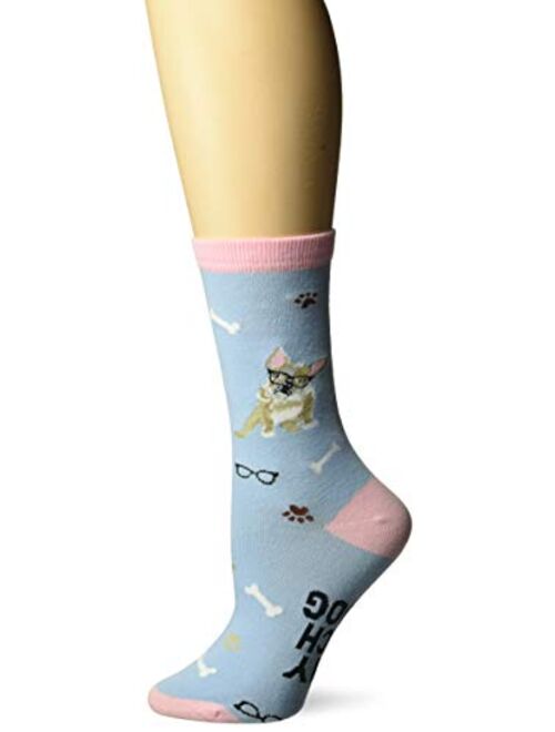 K. Bell Socks Women's Dog Lover Novelty Casual Crew Socks