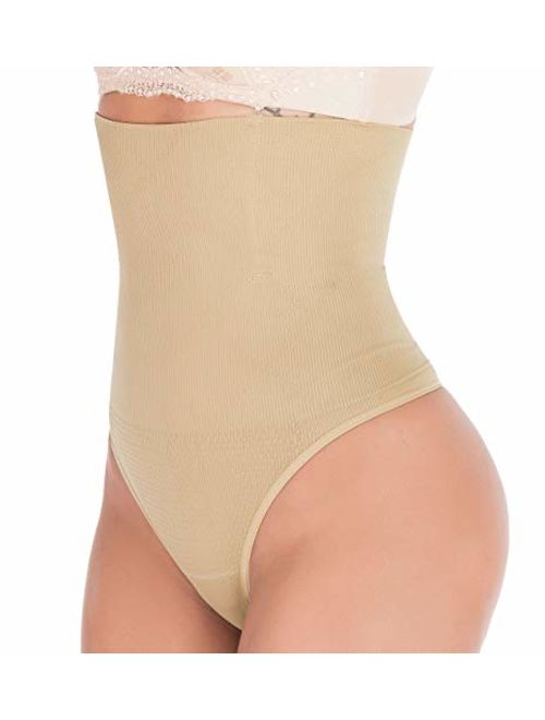 SAYFUT 328 Women Waist Cincher Girdle Tummy Slimmer Sexy Thong Panty Shapewear