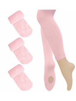 Dancina Dance Ballet Tights for Girls & Women - Ultra-Soft Convertible Transition Tights