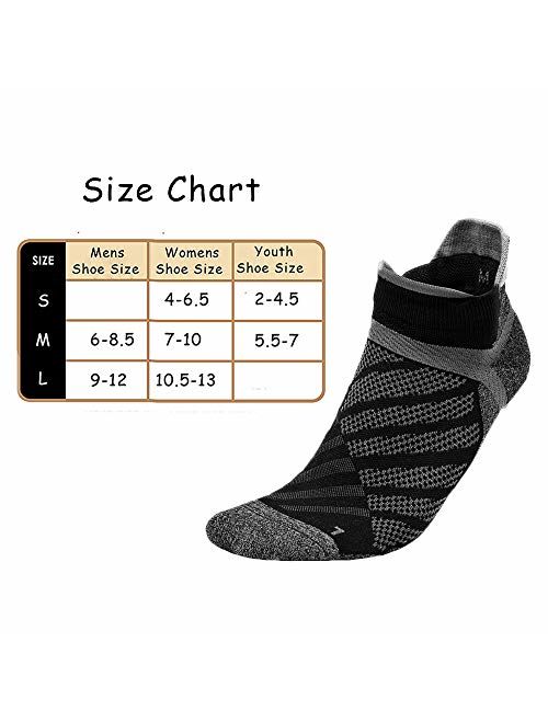 Toes&Feet Women's Anti-Sweat Deodorant Thin Ankle Compression Running Socks