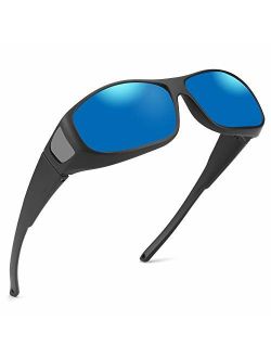 Unisex Wear Over Prescription Sunglasses - Polarized Fit Over Sun Glasses