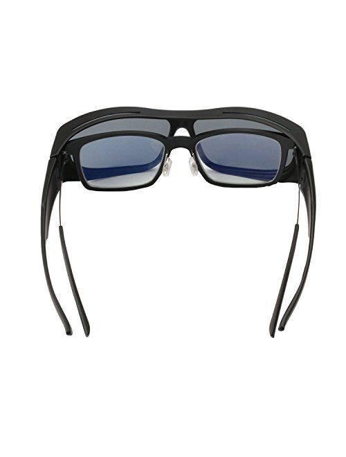 Unisex Wear Over Prescription Sunglasses - Polarized Fit Over Sun Glasses