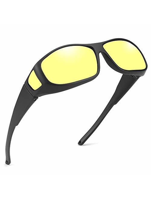 Unisex Wear Over Prescription Sunglasses - Polarized Fit Over Sun Glasses