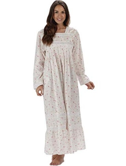 The 1 for U 100% Cotton Nightgown Violet with Pockets 7 Sizes