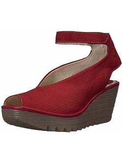 FLY London Women's Yala Perforated Wedge Sandal