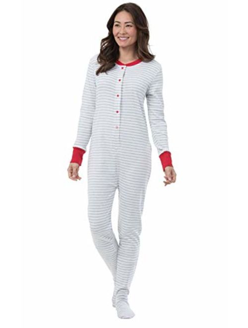 PajamaGram Drop Seat Pajamas Women - Butt Flap Pajamas Womens