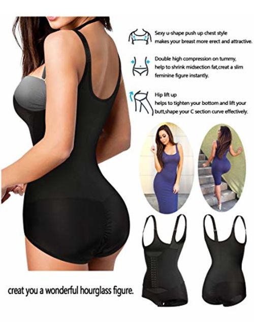 Buy Gotoly Women Waist Trainer Bodysuit Tummy Control Corset Full