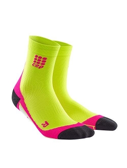 Womens Athletic Crew Cut Compression Socks- CEP Short Socks for Performance