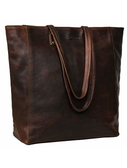 Antonio Valeria Ava Leather Leather Tote/Top Handle Shoulder Bag for Women