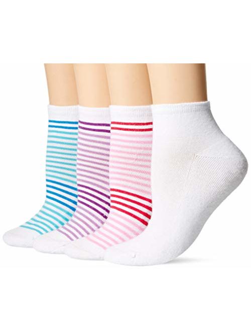 Hanes Women's Cool and Dry ComfortBlend Ankle Socks (6-Pack)