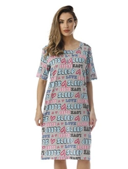 Just Love Short Sleeve Nightgown Sleep Dress for Women