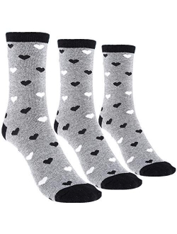 Women's Colorful Cotton Crew Socks Classic Dress Socks Casual Socks Warm Funny