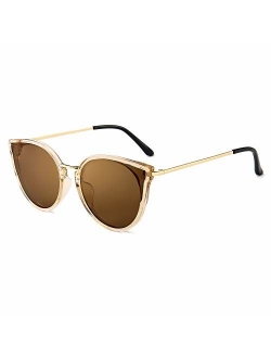 SUNGAIT Oversized Retro Vintage Cat Eye Sunglasses for Women Polarized UV400