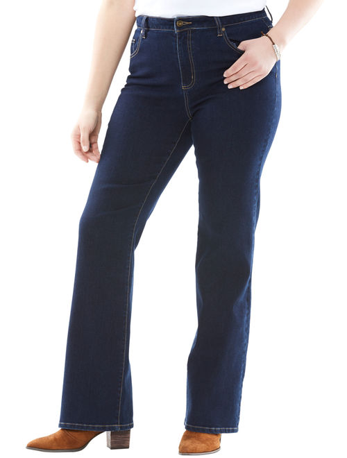 Woman Within Plus Size Perfect Bootcut Jean