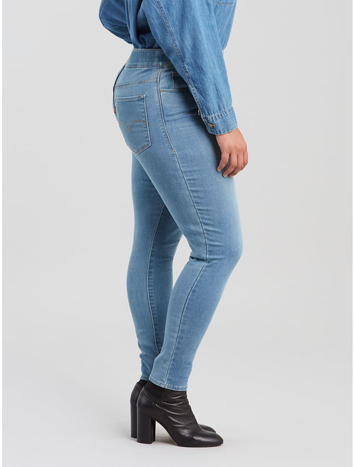 levi plus size pull on jeans