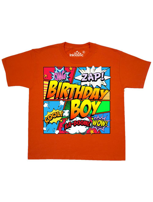 Birthday Boy Comic Book Youth T-Shirt