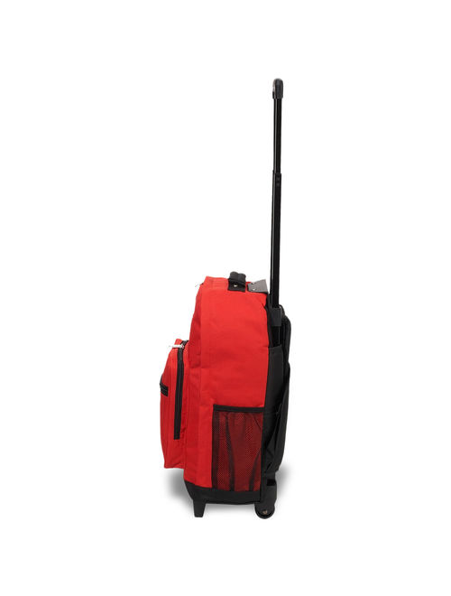 Everest Wheeled Backpack, Red