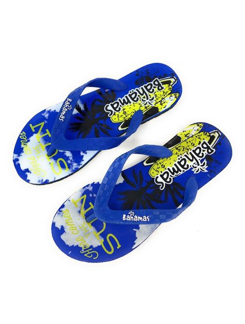 Bahamas Flip Flops for Men Sandals Slippers Beach Comfort Tropical Prints