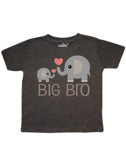 Big Bro Boys Elephant Brother Announcement Toddler T-Shirt