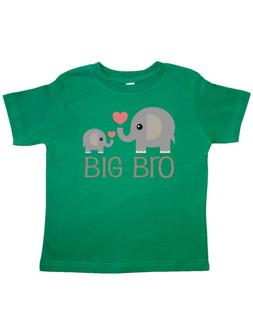 Big Bro Boys Elephant Brother Announcement Toddler T-Shirt