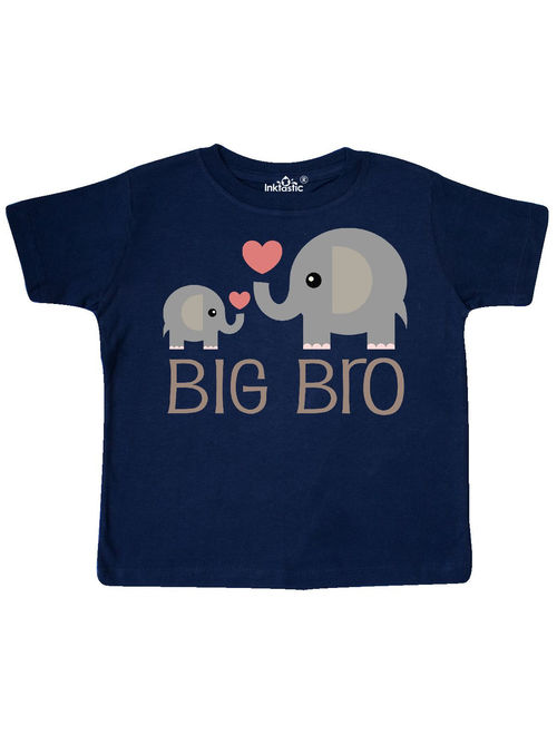 Big Bro Boys Elephant Brother Announcement Toddler T-Shirt