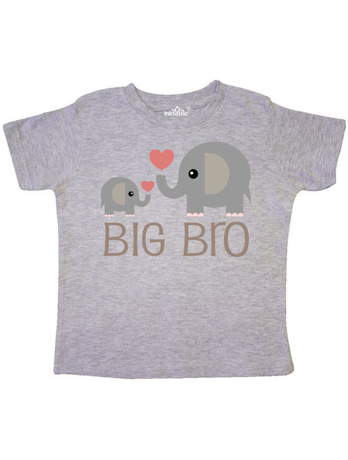 Big Bro Boys Elephant Brother Announcement Toddler T-Shirt