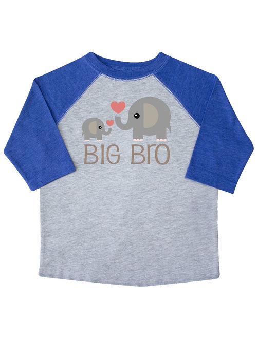 Big Bro Boys Elephant Brother Announcement Toddler T-Shirt