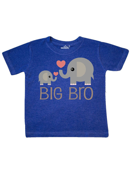 Big Bro Boys Elephant Brother Announcement Toddler T-Shirt