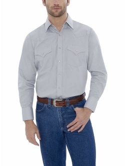 Ely Cattleman Men's Long Sleeve Solid Western Shirt