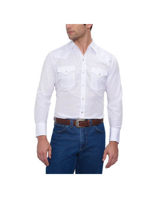 Ely Cattleman Men's Long Sleeve Solid Western Shirt