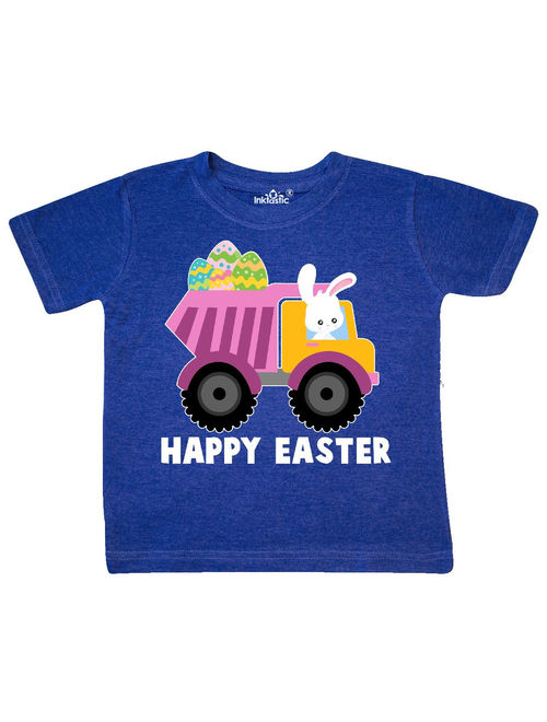 Happy Easter Bunny Delivering Easter Eggs Toddler T-Shirt