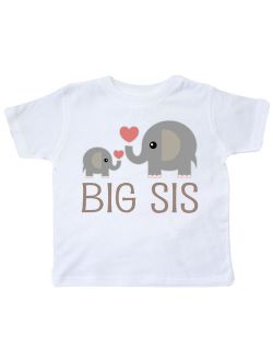 Big Sis Elephant Toddler T-Shirt