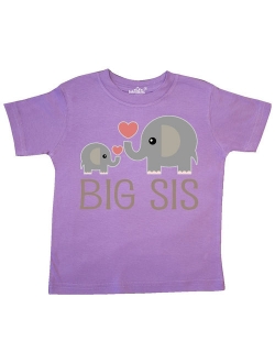 Big Sis Elephant Toddler T-Shirt