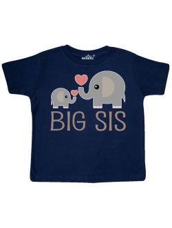 Big Sis Elephant Toddler T-Shirt