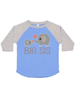 Big Sis Elephant Toddler T-Shirt