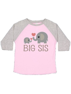 Big Sis Elephant Toddler T-Shirt