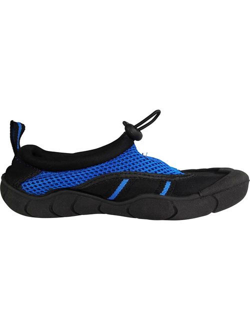 Norty - Young Mens Water Shoe - Mens beach water shoe for sand, water parks and river beds. 5 toe Aqua Wave Style. Young Mens style fits boys and teens ages 11-16 - Runs 