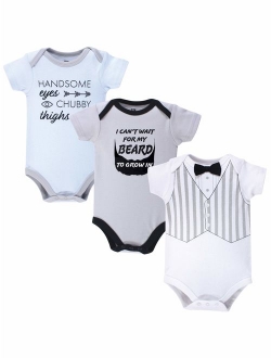 Baby Boy Cotton Bodysuits 3-Pack