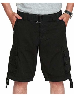 fjackets Cargo Shorts Mens Shorts for Casual Wear - Multi Pockets Clothing Bike Shorts - Ideal Cruise and Vacation Essentials