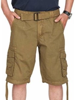 fjackets Cargo Shorts Mens Shorts for Casual Wear - Multi Pockets Clothing Bike Shorts - Ideal Cruise and Vacation Essentials