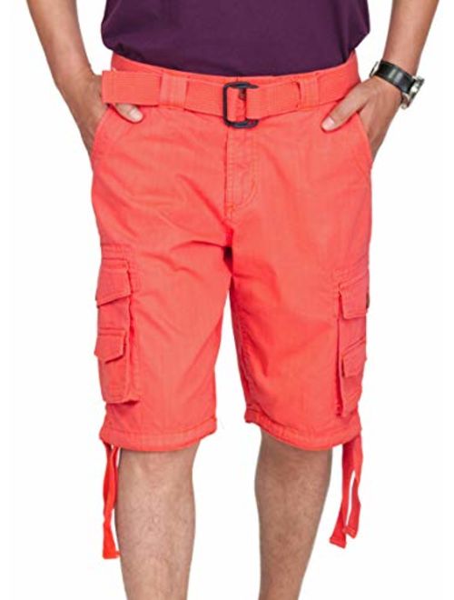 fjackets Cargo Shorts Mens Shorts for Casual Wear - Multi Pockets Clothing Bike Shorts - Ideal Cruise and Vacation Essentials