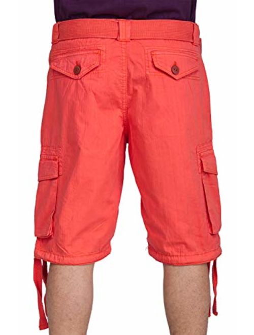 fjackets Cargo Shorts Mens Shorts for Casual Wear - Multi Pockets Clothing Bike Shorts - Ideal Cruise and Vacation Essentials