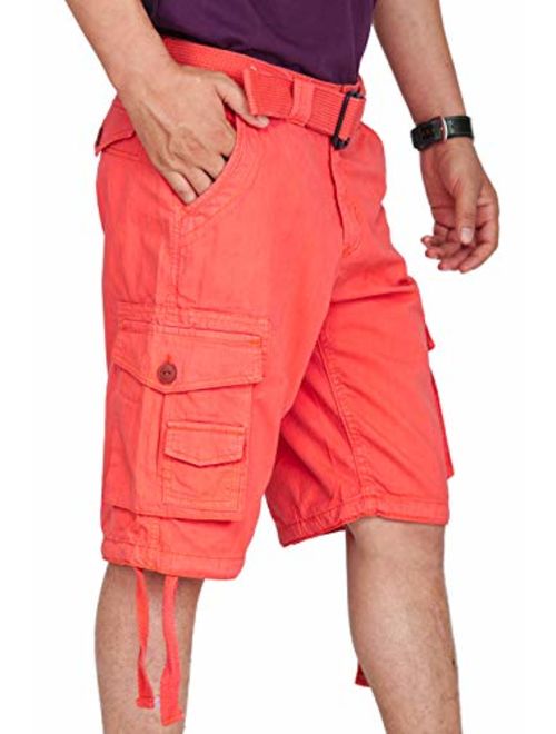 fjackets Cargo Shorts Mens Shorts for Casual Wear - Multi Pockets Clothing Bike Shorts - Ideal Cruise and Vacation Essentials